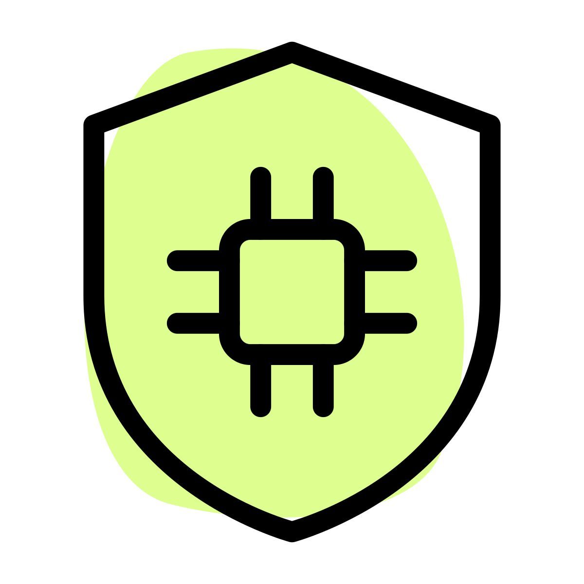 microprocessor security icon