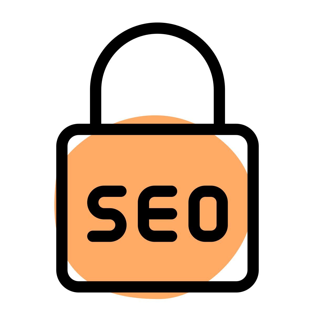 verrouillage seo icon