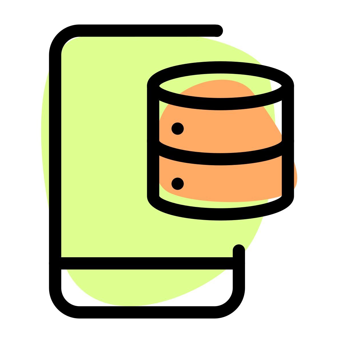 mobile database icon