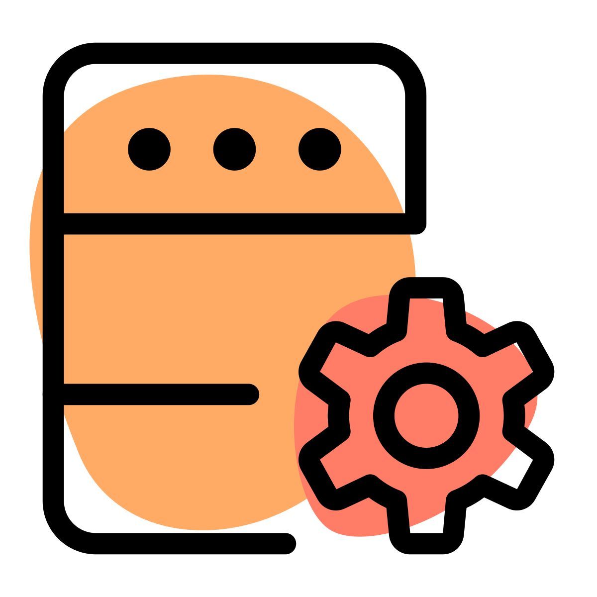 configurações do servidor icon