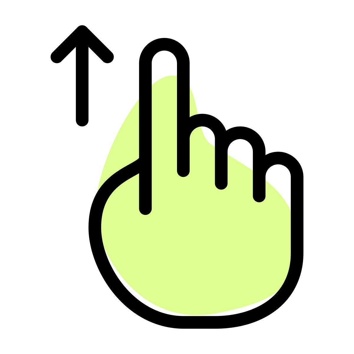 위로 스크롤 icon