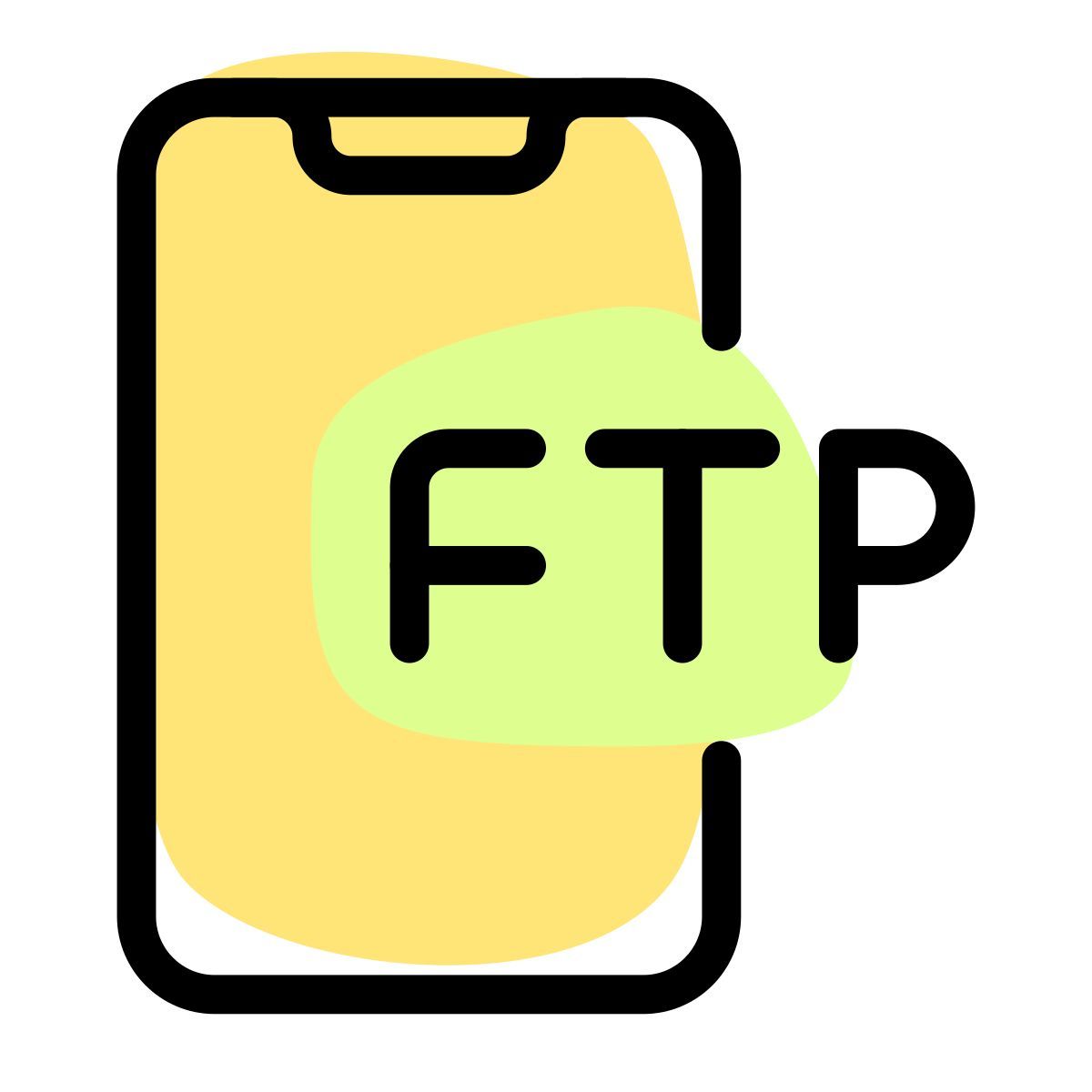 smartphone ftp icon