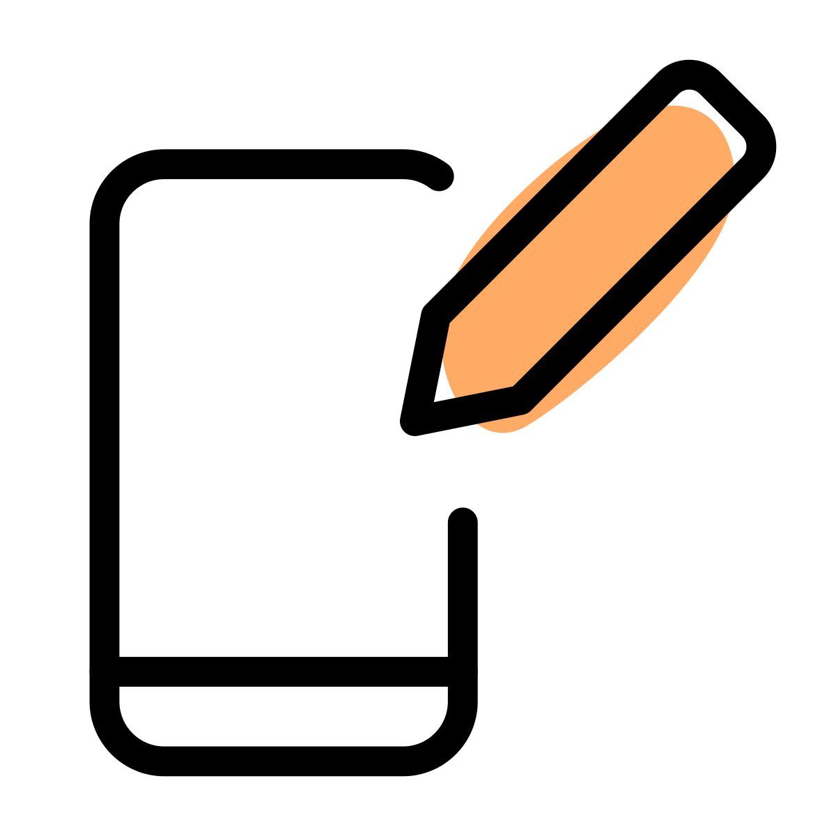 smartphone stift icon