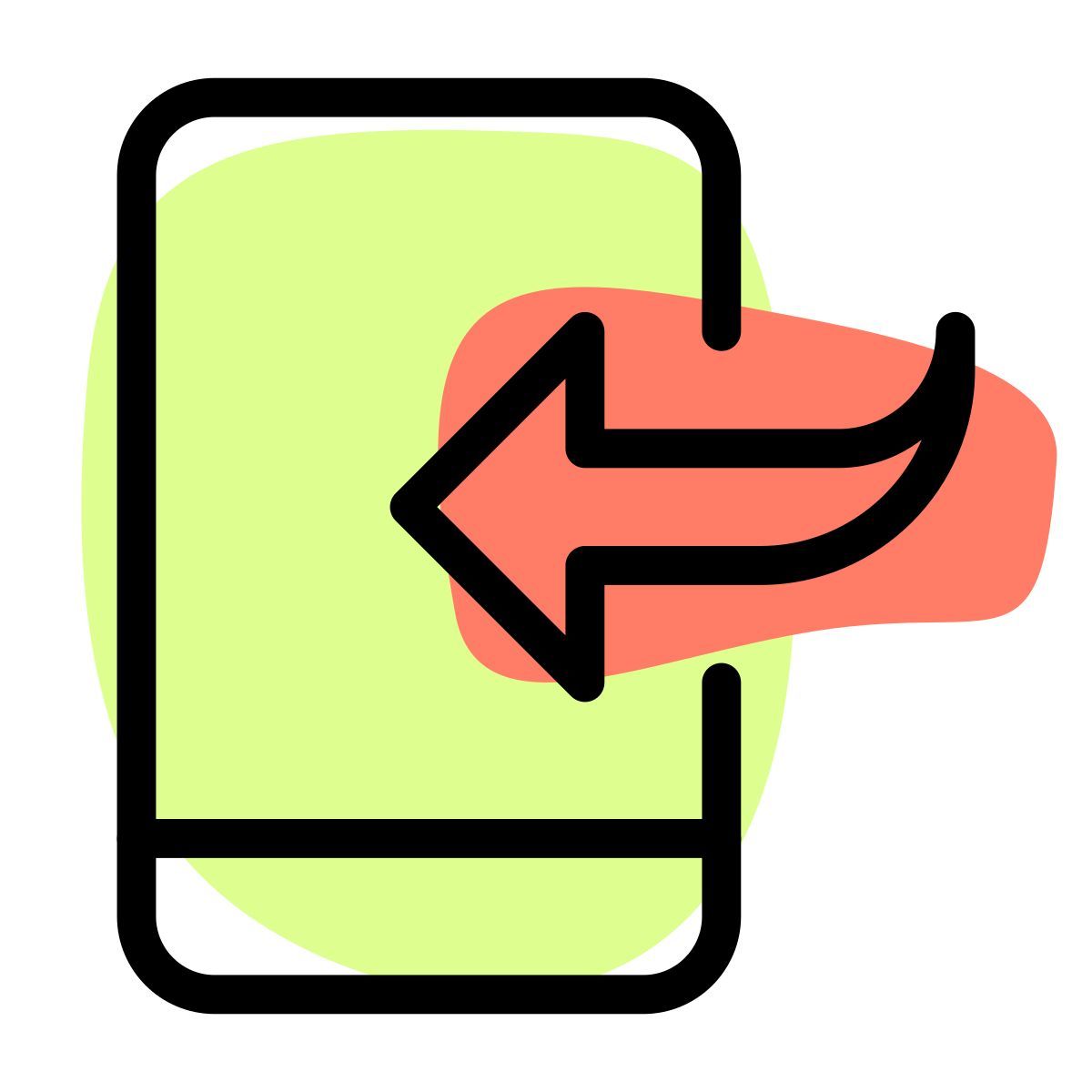 smartphone backup icon