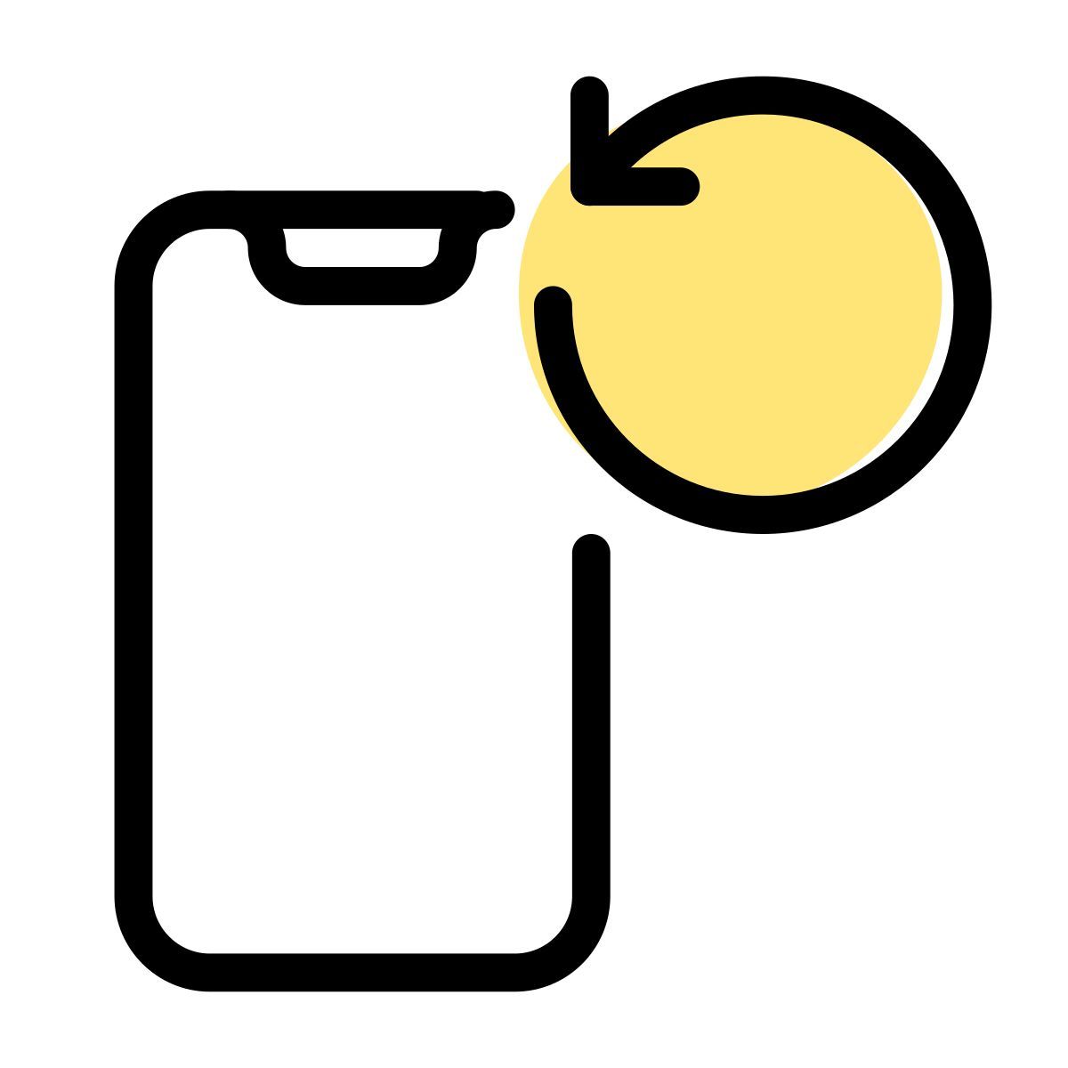 smartphone refresh icon