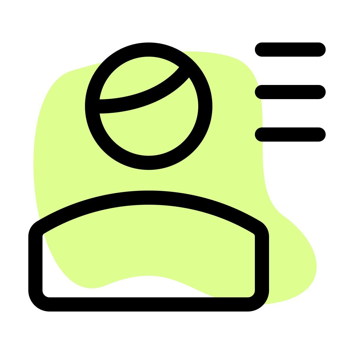 меню пользователя icon