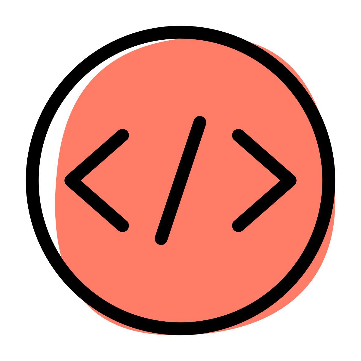 software code icon