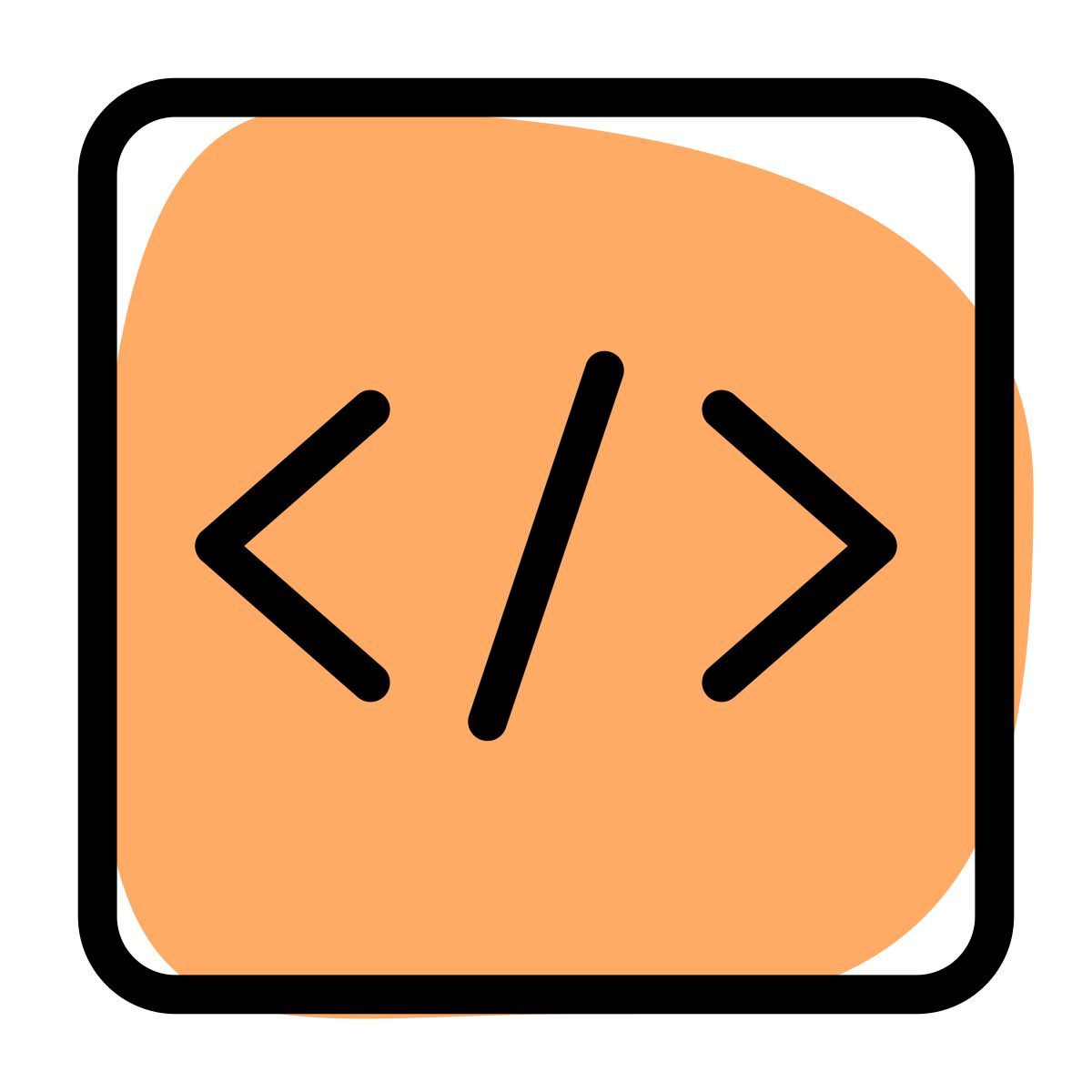 coding symbol icon
