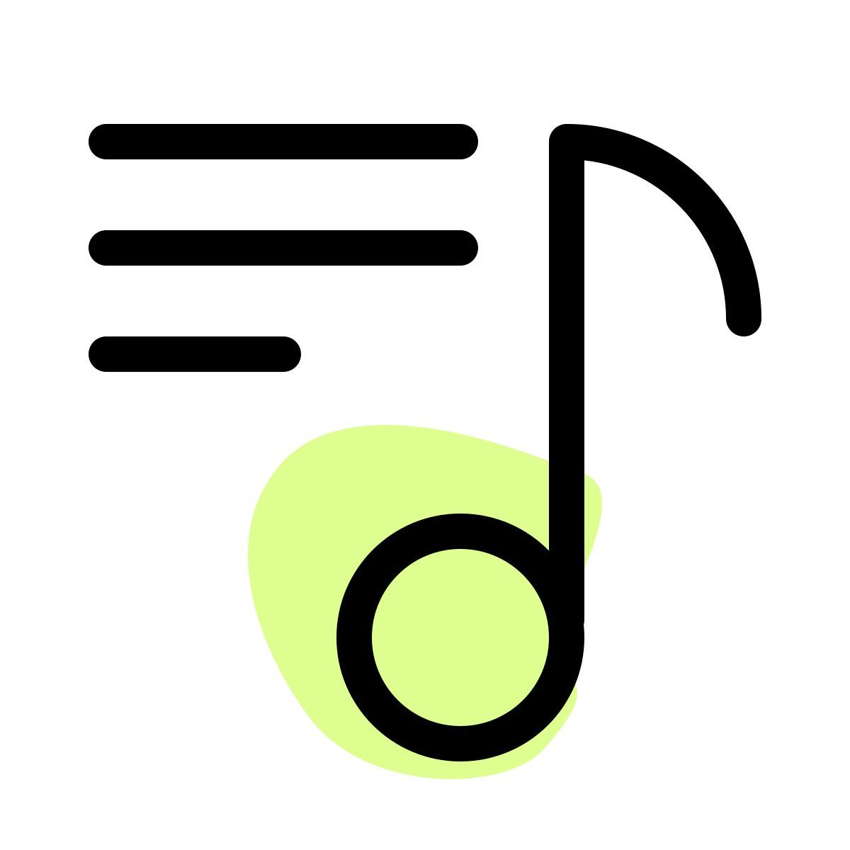 liste de lecture musicale icon