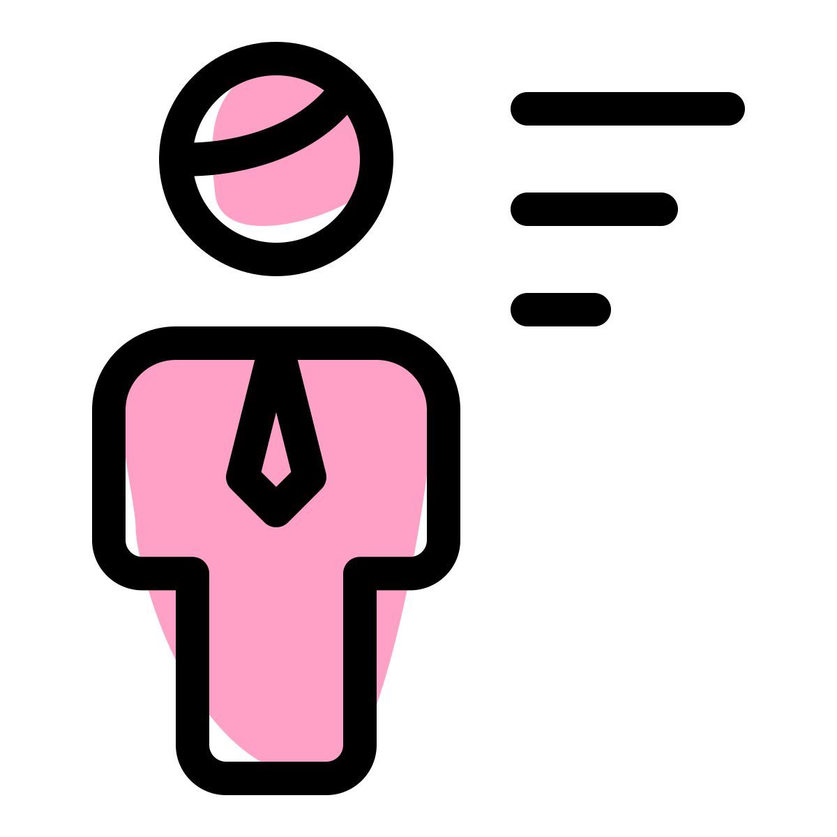 sort the document from left side businessman portal icon