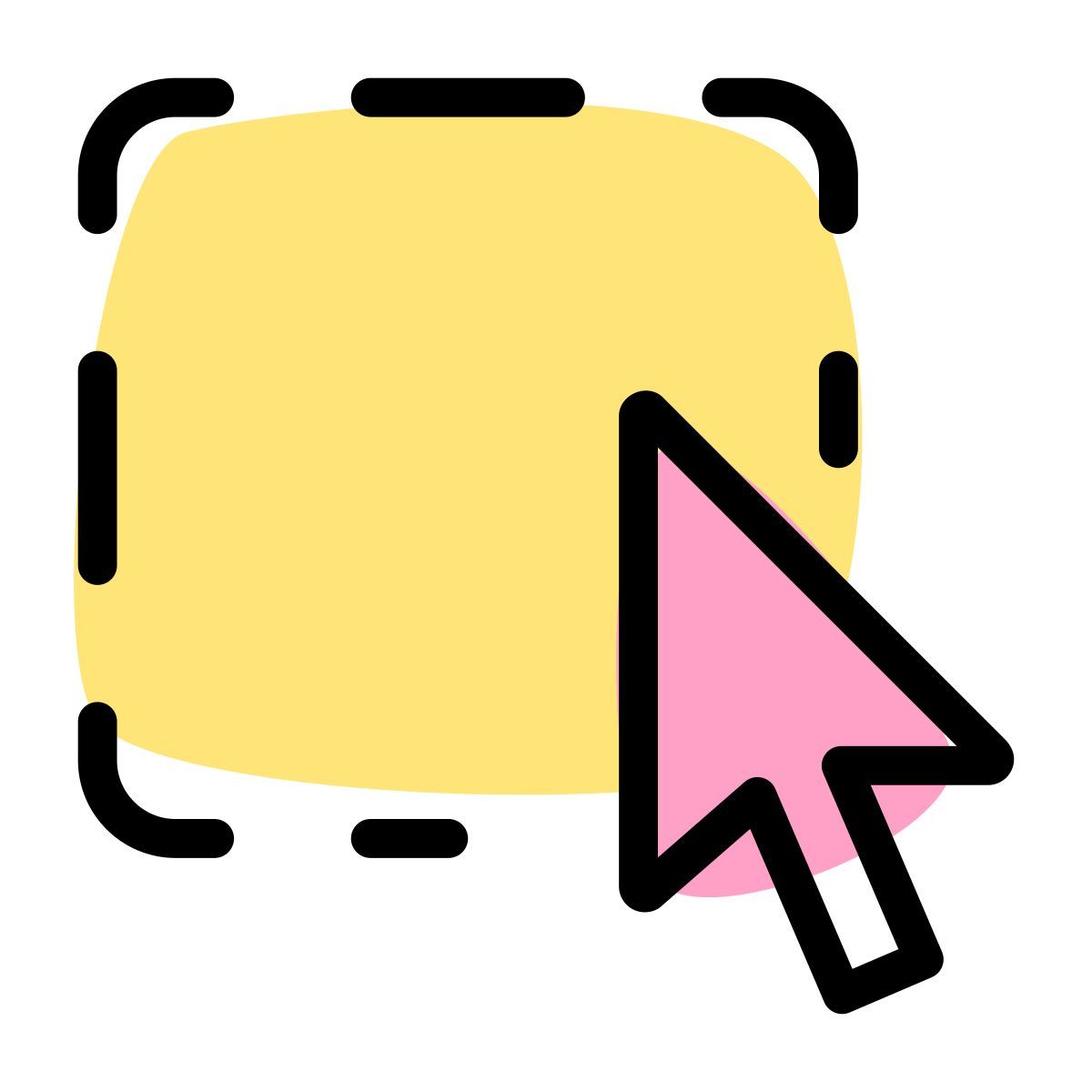 seleção de quadrados icon