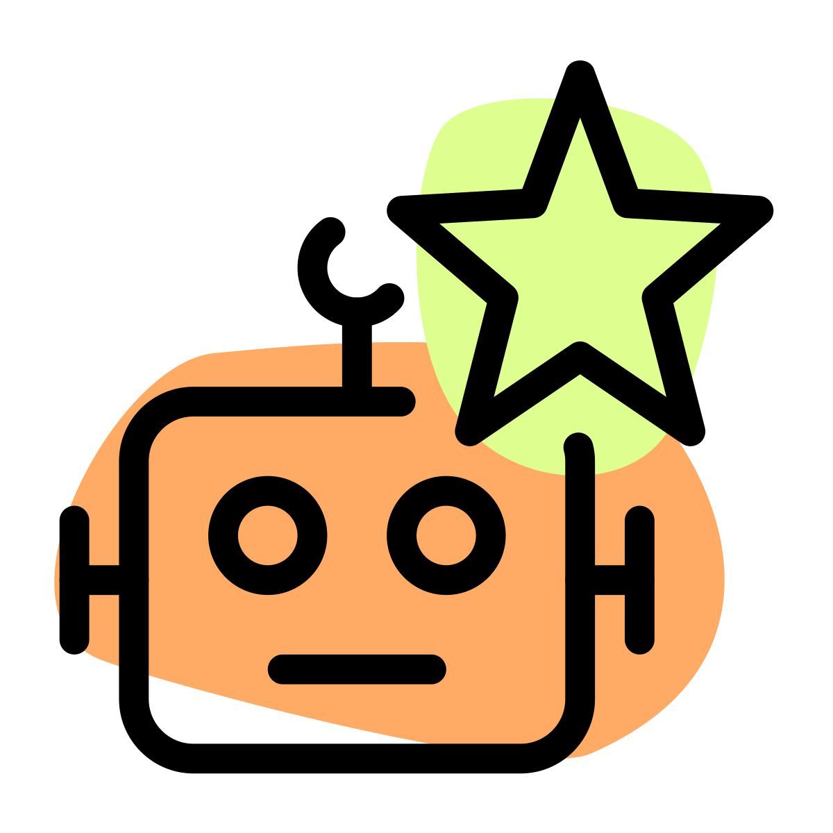 robô estrelado icon