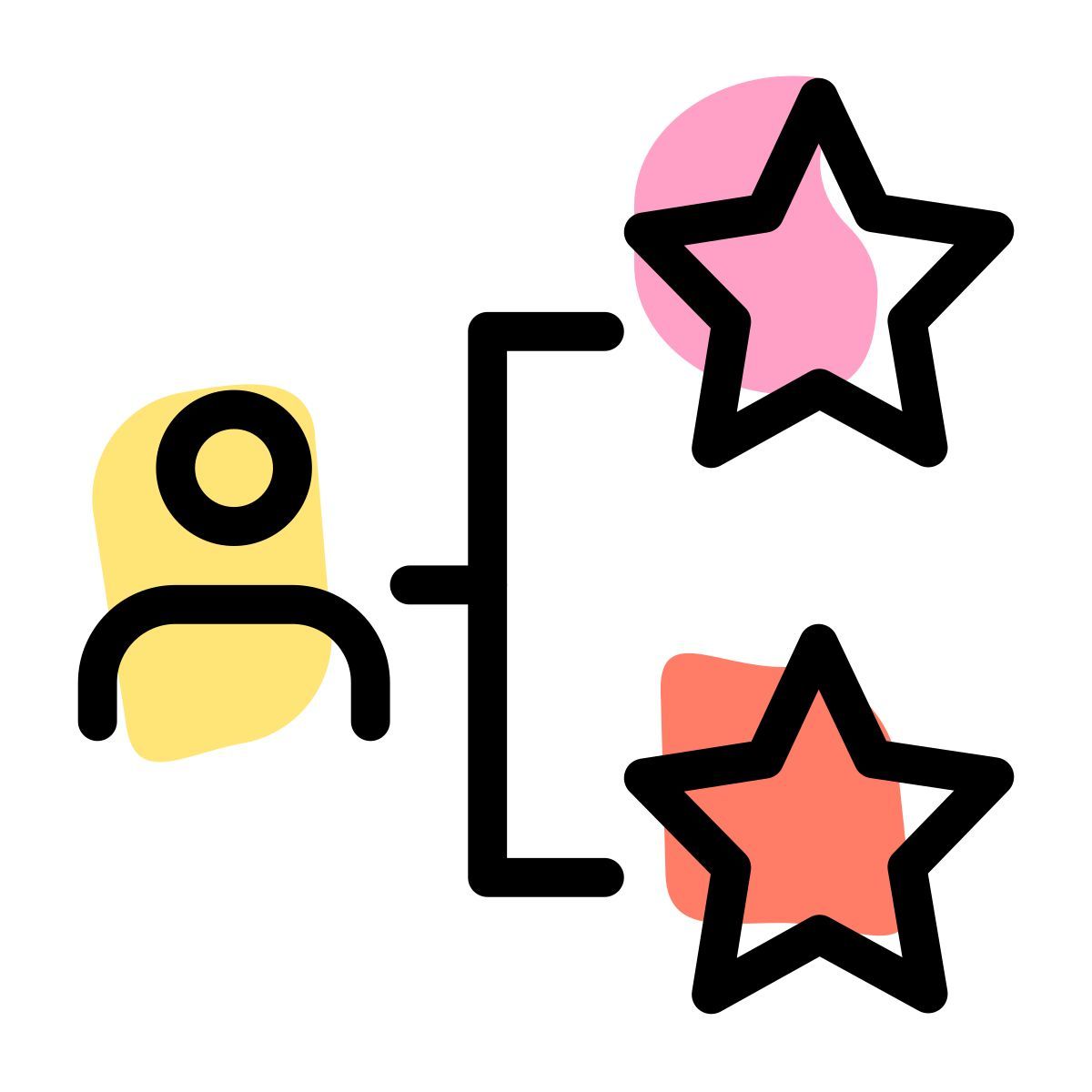 user star rating icon