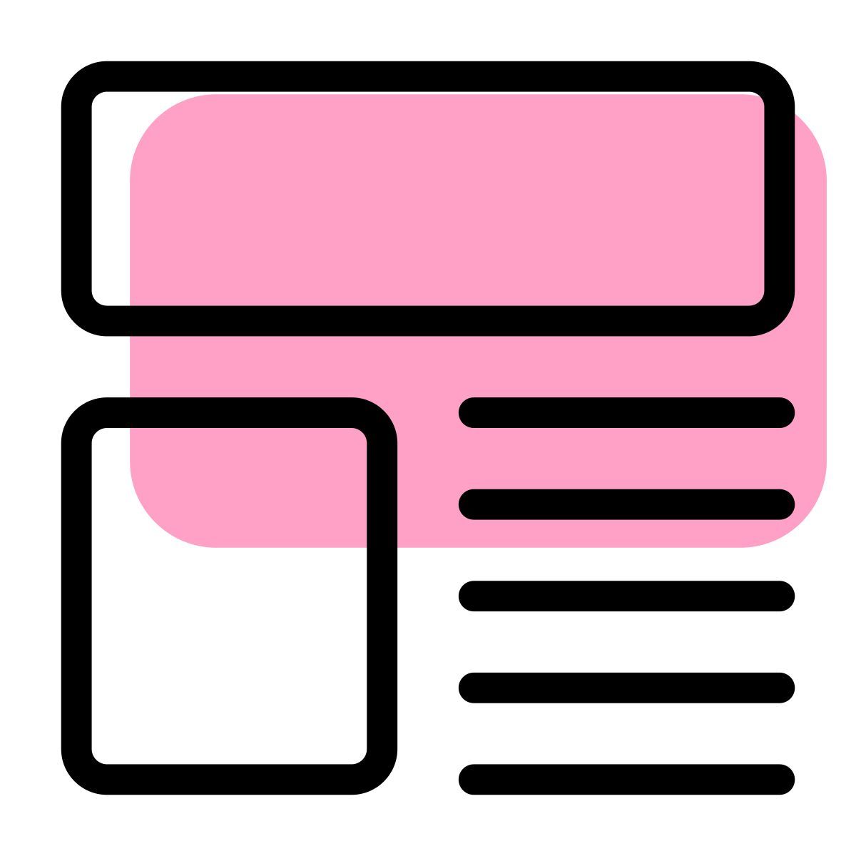 disposition du texte icon