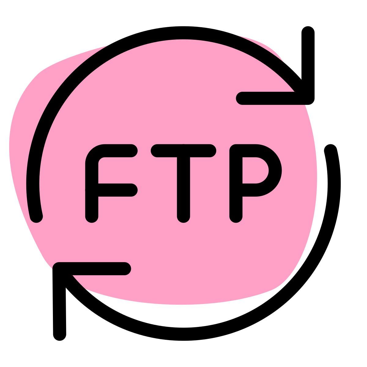 ftp synchronization icon