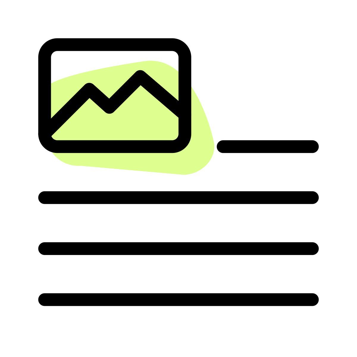 top left document image attachment page layout setting interface icon