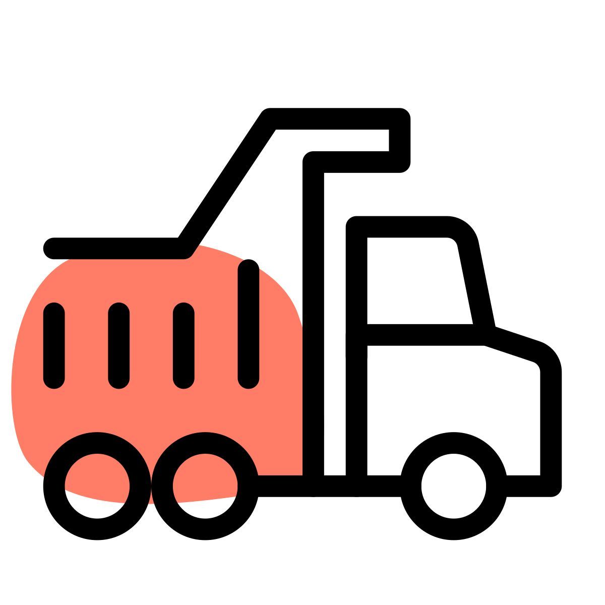 garbage truck icon