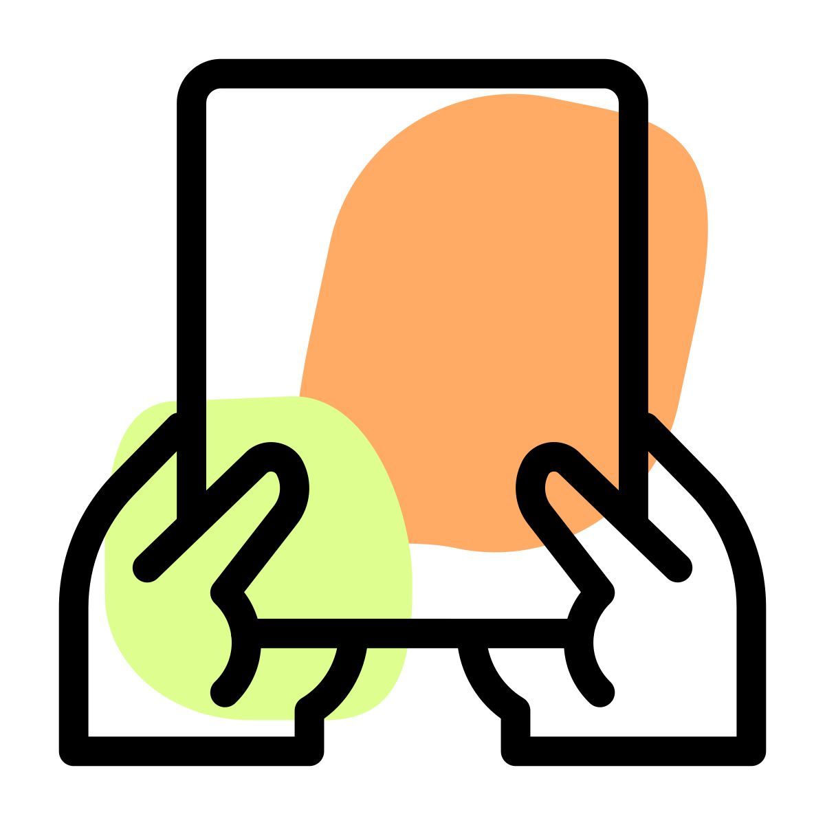 holding document icon