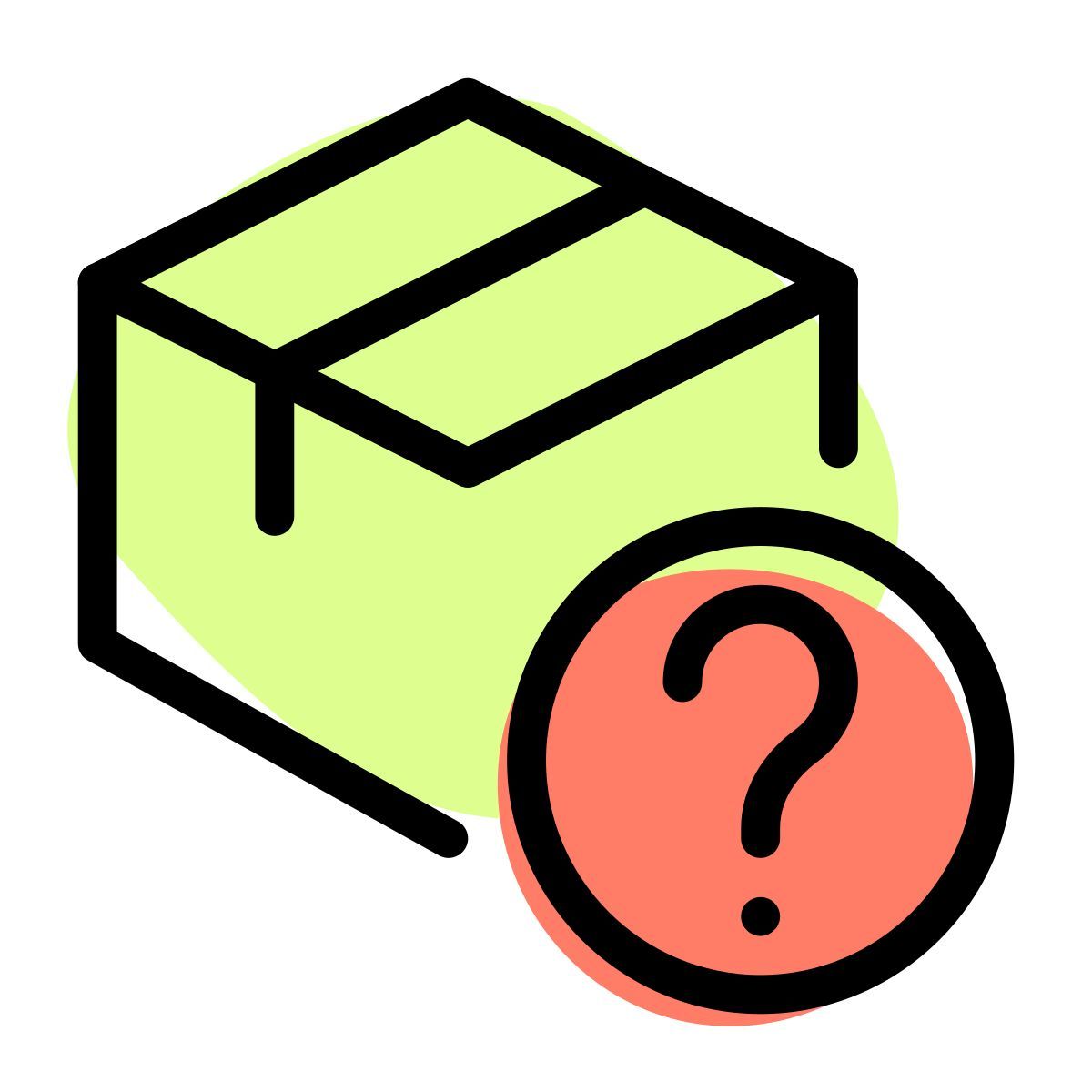 unknown shipping address icon