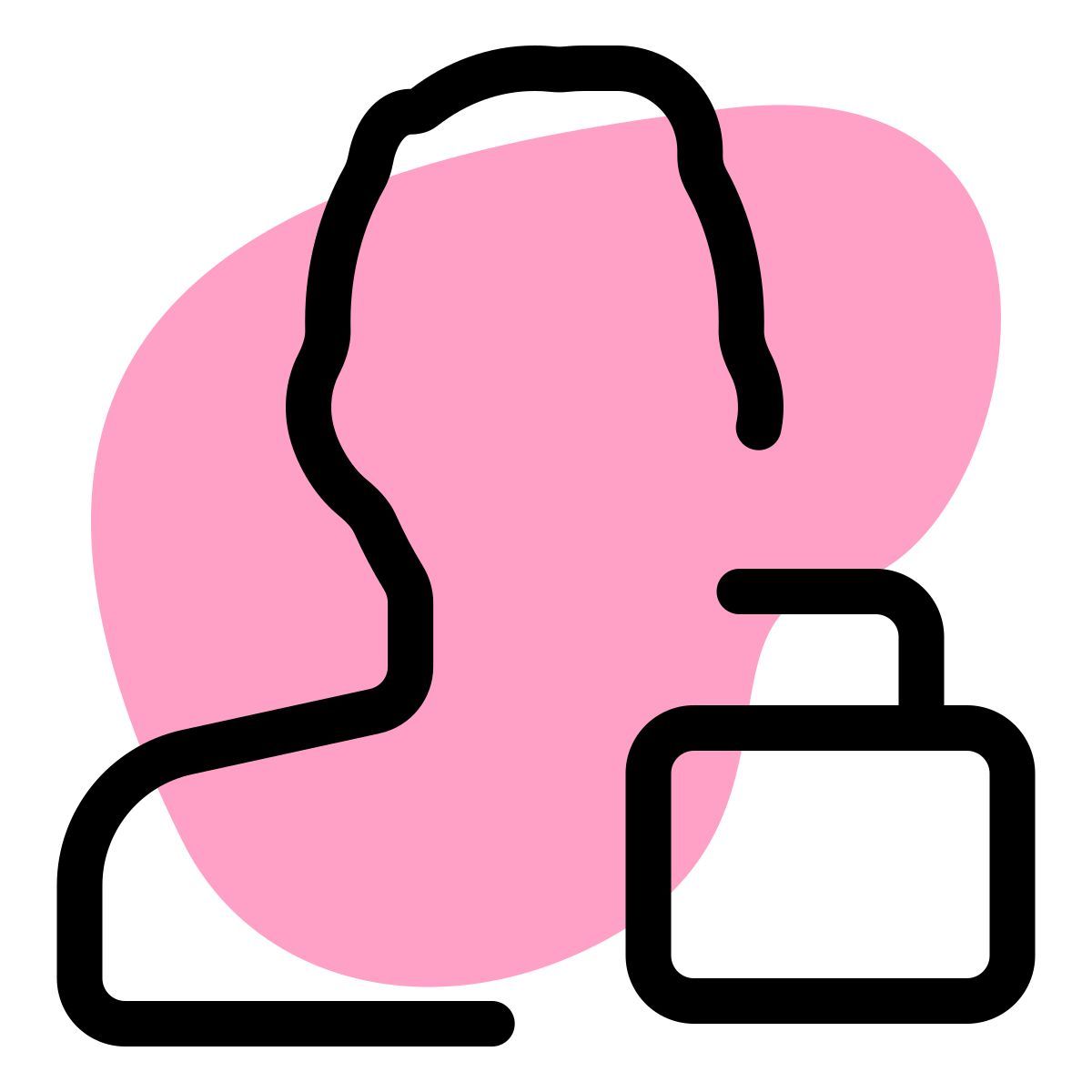 user unlocking access icon