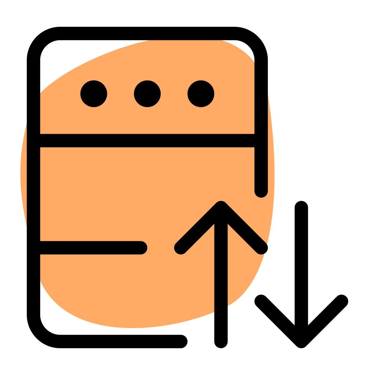 server data exchange icon