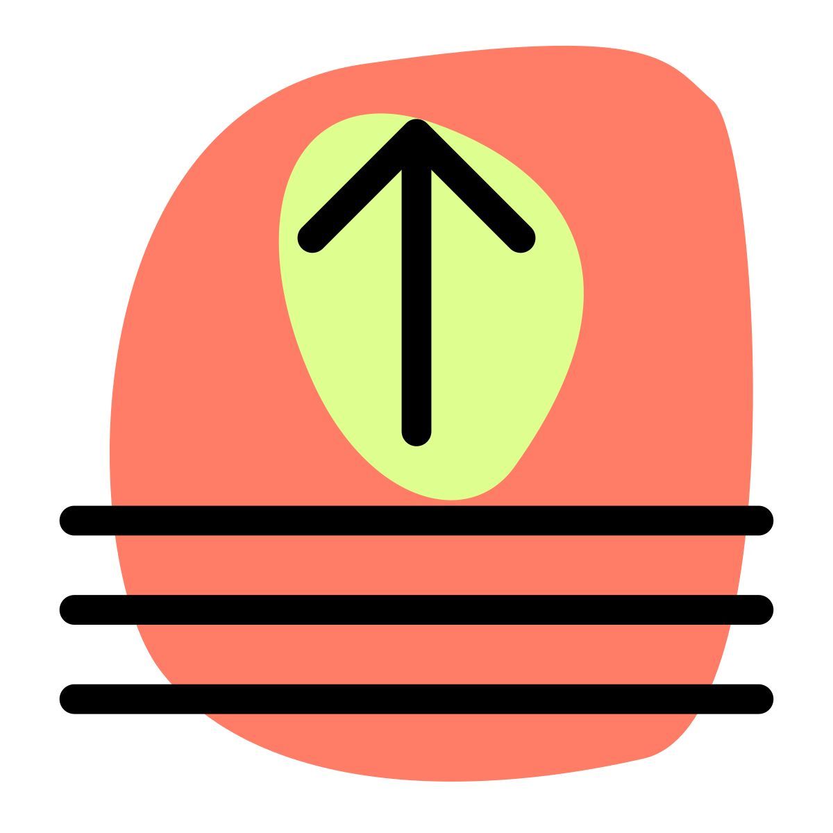 upload bar icon