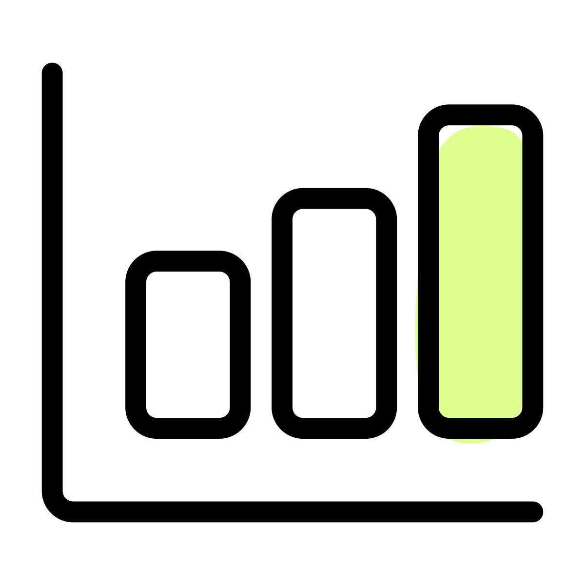 bar chart icon