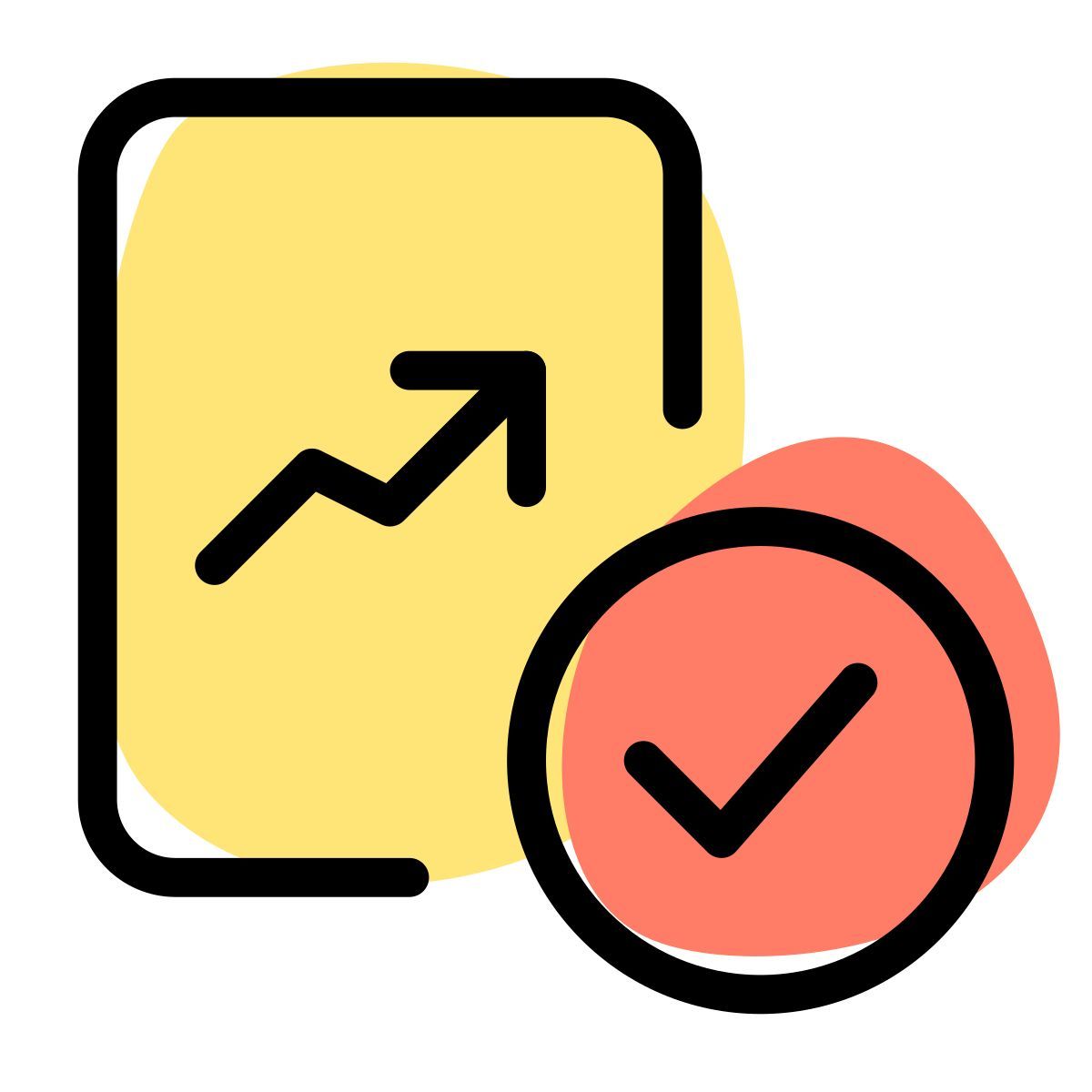genehmigtes diagramm icon