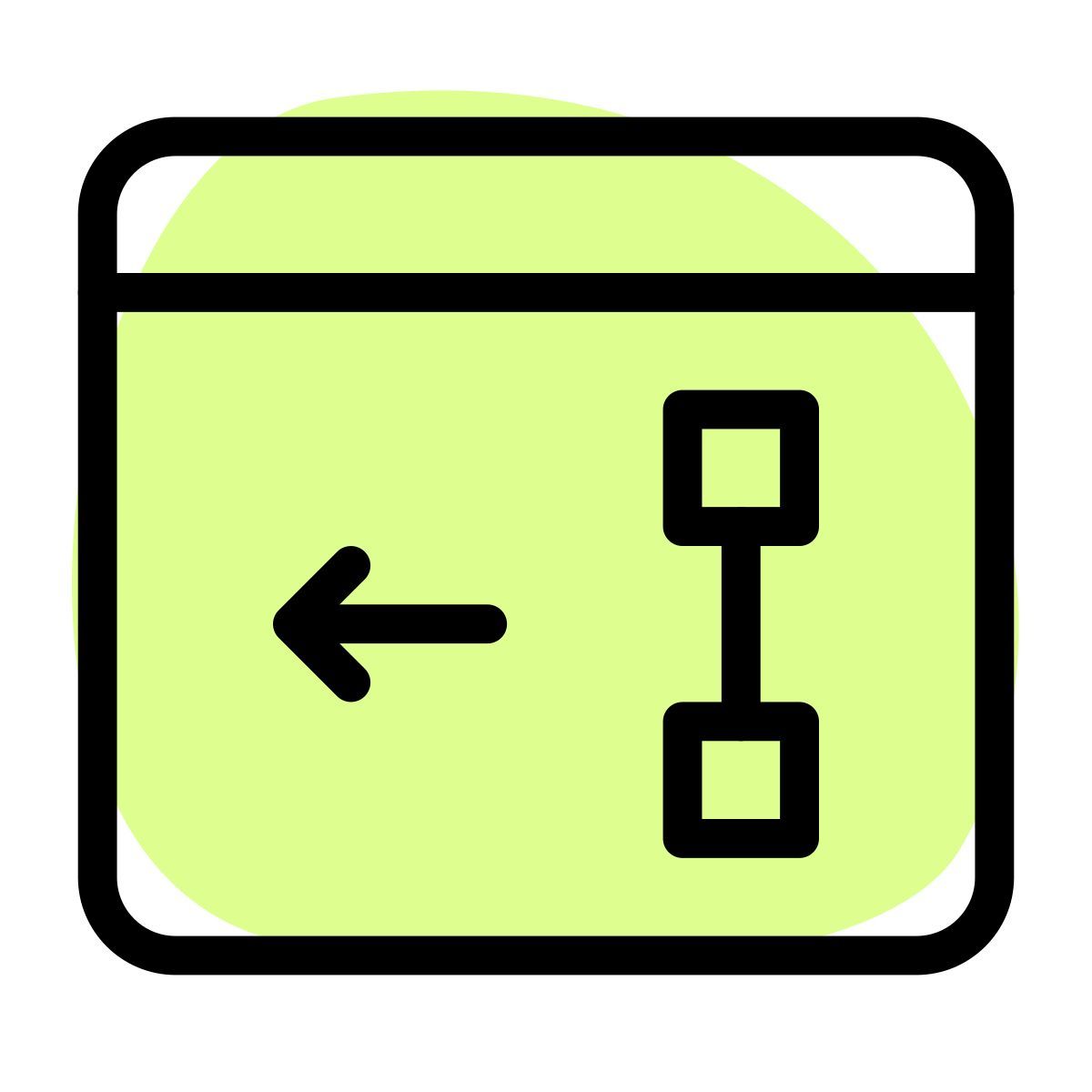 move line left icon