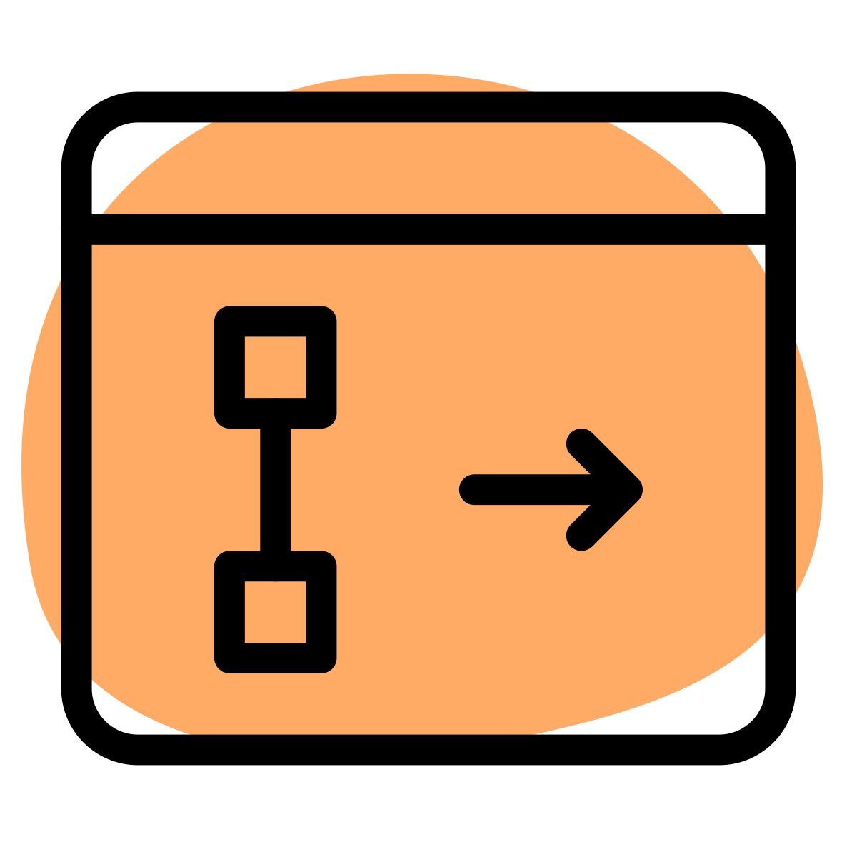 web vertical right icon