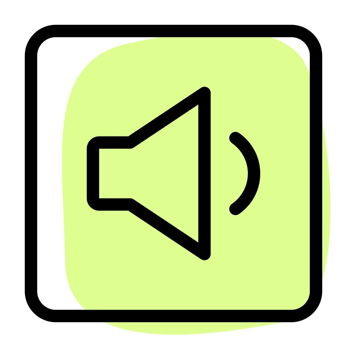 tecla para bajar el volumen icon