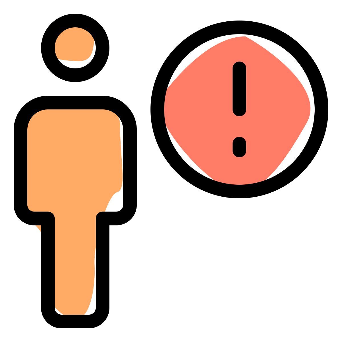 externe warnung mit ausrufezeichen layout für unternehmenswebsite full fresh tal revivo icon