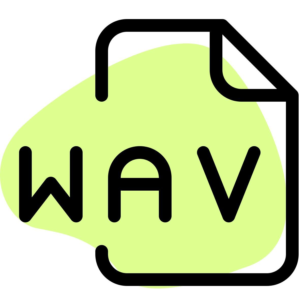 archivo wav icon