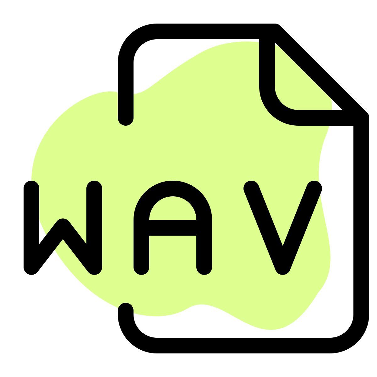 archivo wav icon
