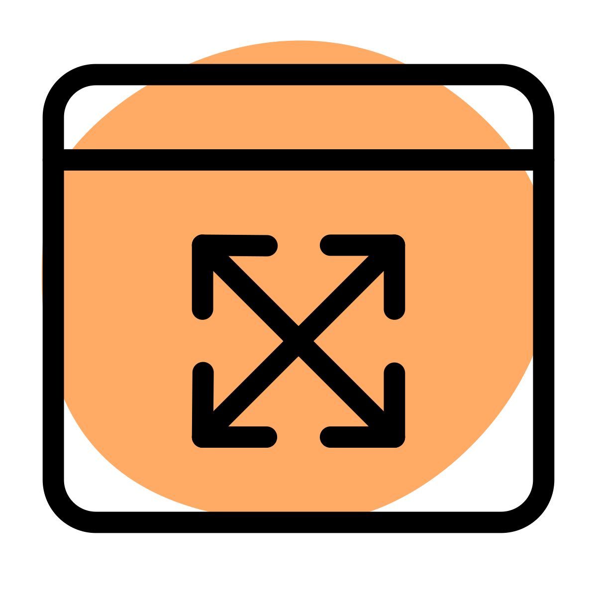 redimensionar janela icon