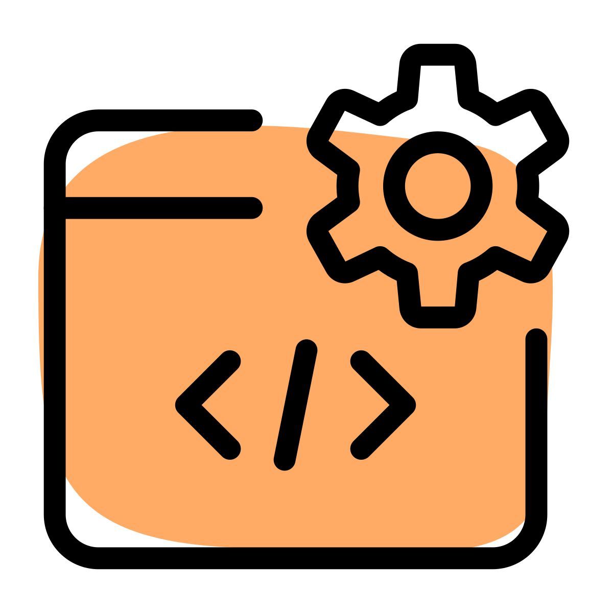 code settings web icon