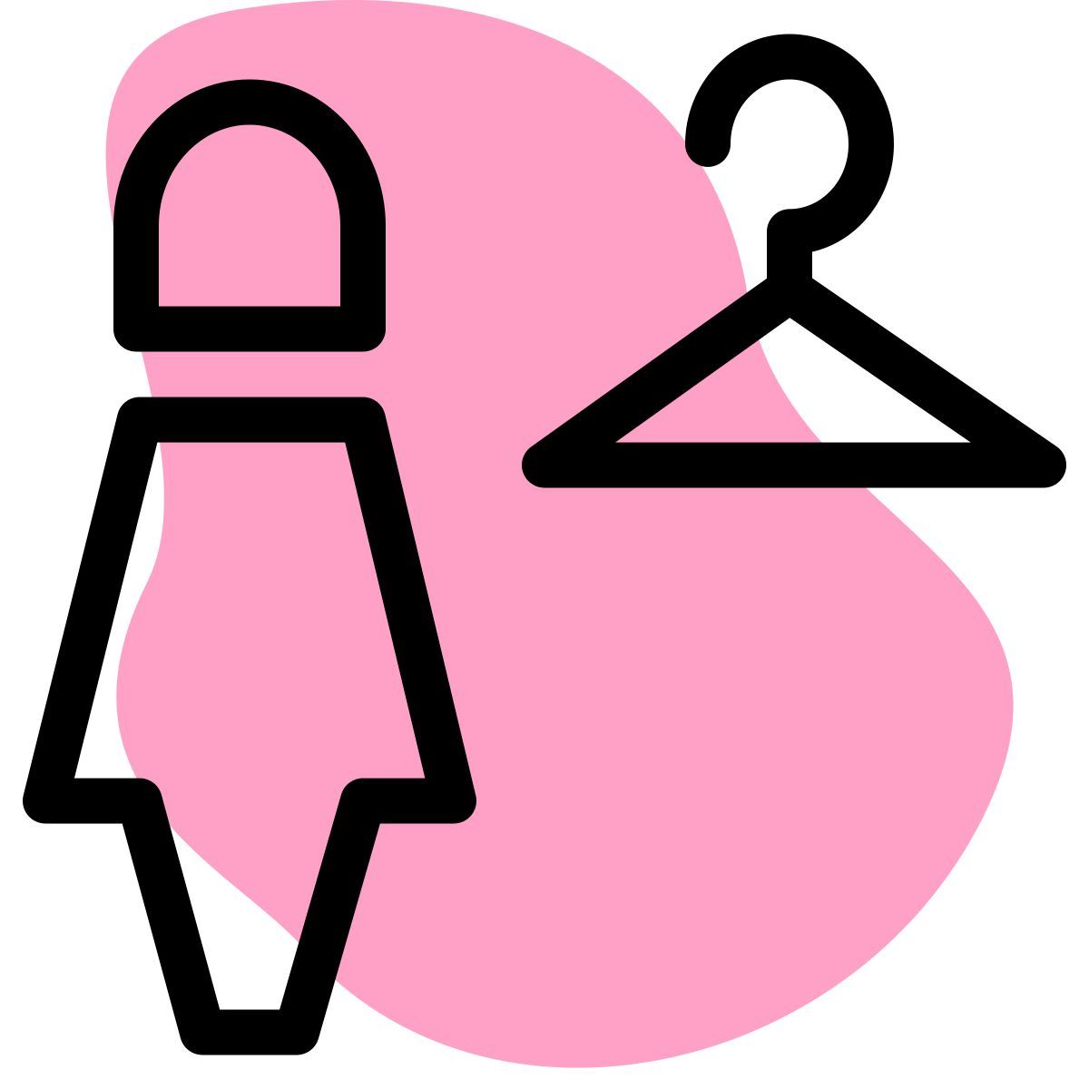 女性用試着室 icon