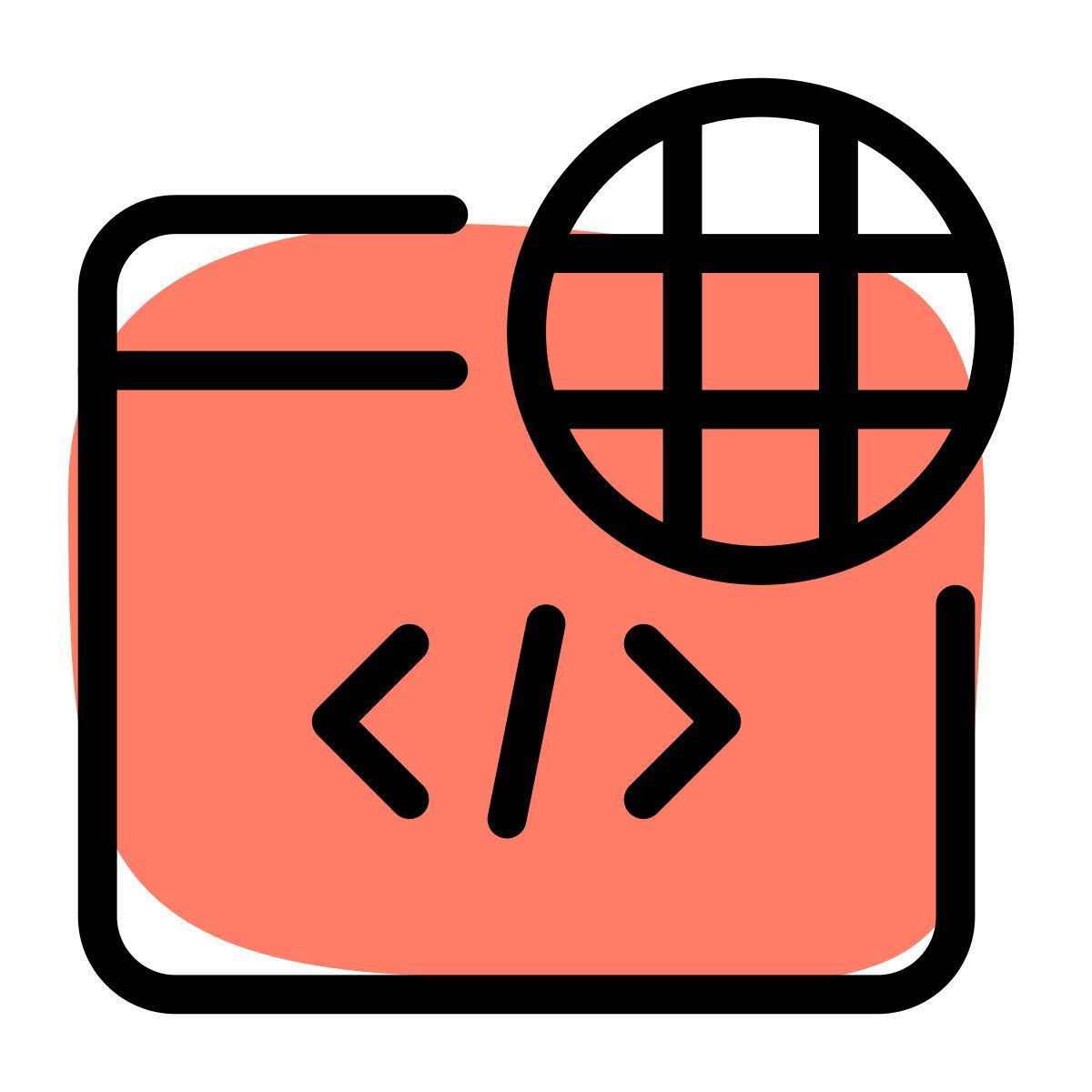 global code web icon