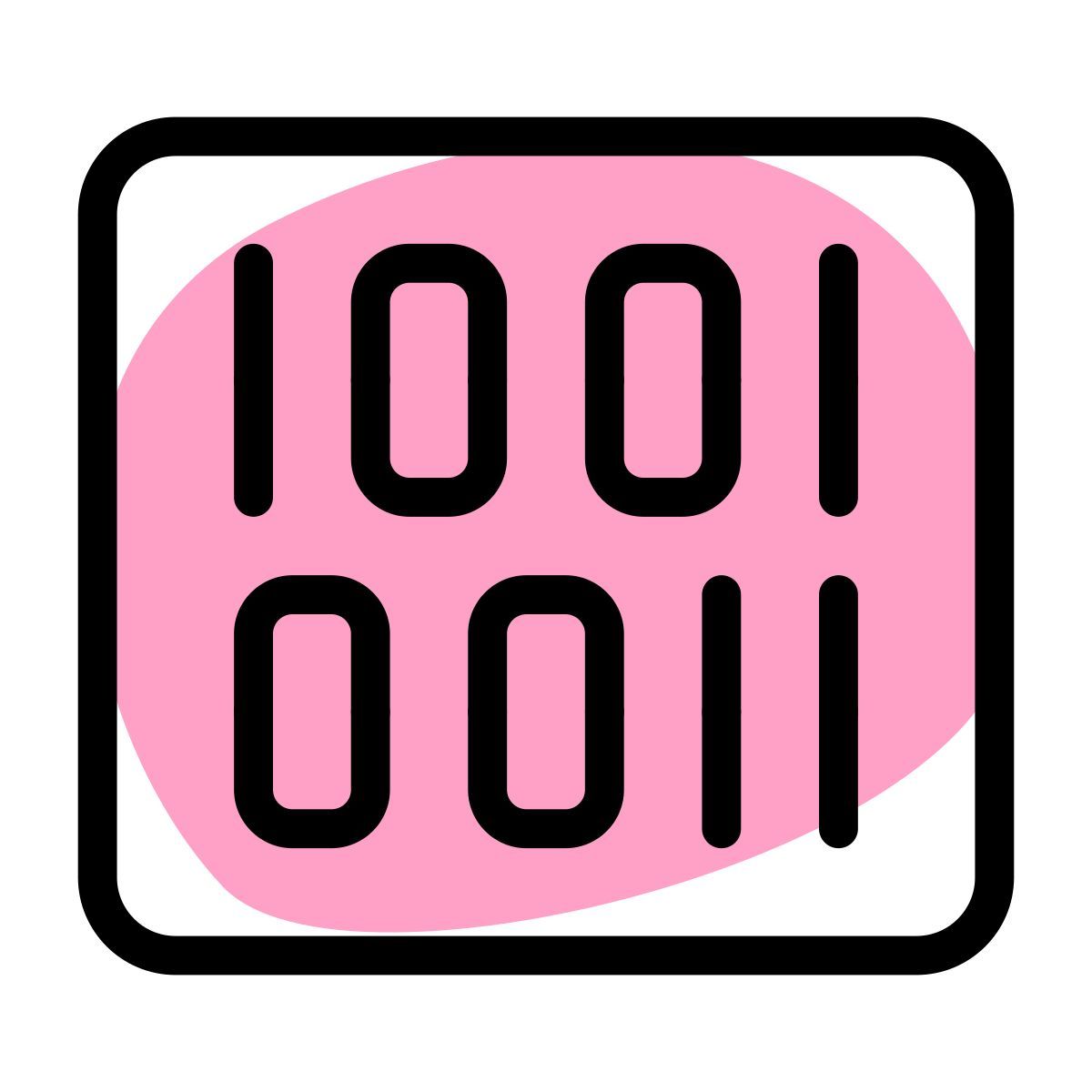 Código binario icon