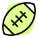 external american-football-oval-shape-ball-layout-indication-sport-fresh-tal-revivo icon