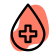 external blood-bank-with-droplet-and-plus-logotype-layout-hospital-fresh-tal-revivo icon