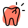 external cavity-filling-on-broken-tooth-isolated-on-a-white-backgrounds-dentistry-fresh-tal-revivo icon