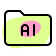 external folder-of-programming-of-artificial-intelligence-isolated-on-a-white-background-artificial-fresh-tal-revivo icon