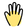 external hand-hello-bye-or-goodbye-gesture-sign-votes-fresh-tal-revivo icon