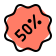 external huge-discount-coupon-stickers-in-shopping-malls-badges-fresh-tal-revivo icon