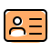 external photo-identification-card-and-badge-for-employee-pass-login-fresh-tal-revivo icon