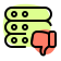external server-compromise-with-thumbs-down-feedback-gesture-server-fresh-tal-revivo icon