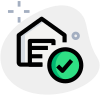 external-online-digital-warehouse-unit-portal-logotype-with-check-mark-warehouse-green-tal-revivo