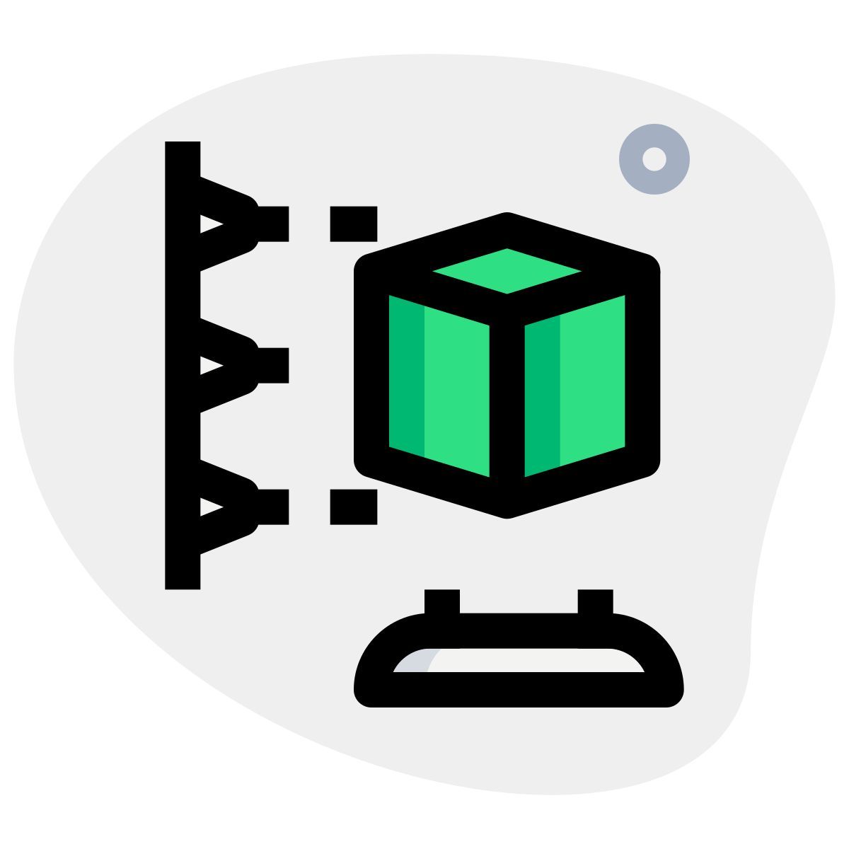 3d printing process icon