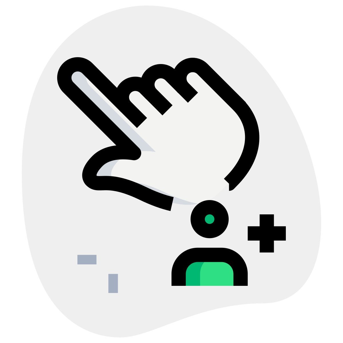 사용자 추가를 탭하세요 icon